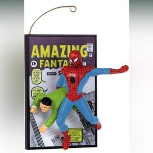 Hallmark Marvel Spider-Man Amazing Fantasy 60th Anniversary Ornament NWT